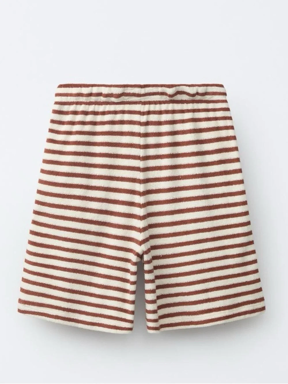 NEW Zara Kids Towel Effect Striped Tshirt and Bermuda Set sz 9/10